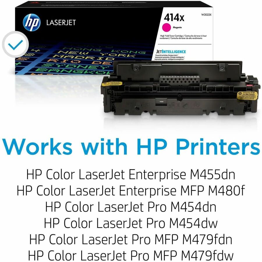 HP 414X HIGH YIELD MAGENTA TONER