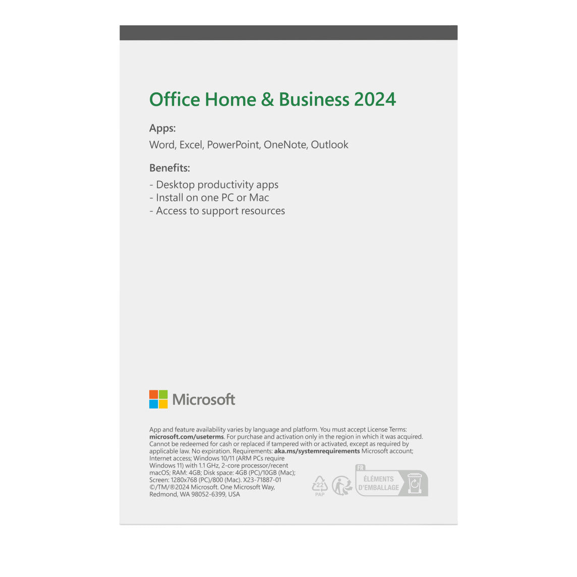 Microsoft Office Home & Business 2024 License
