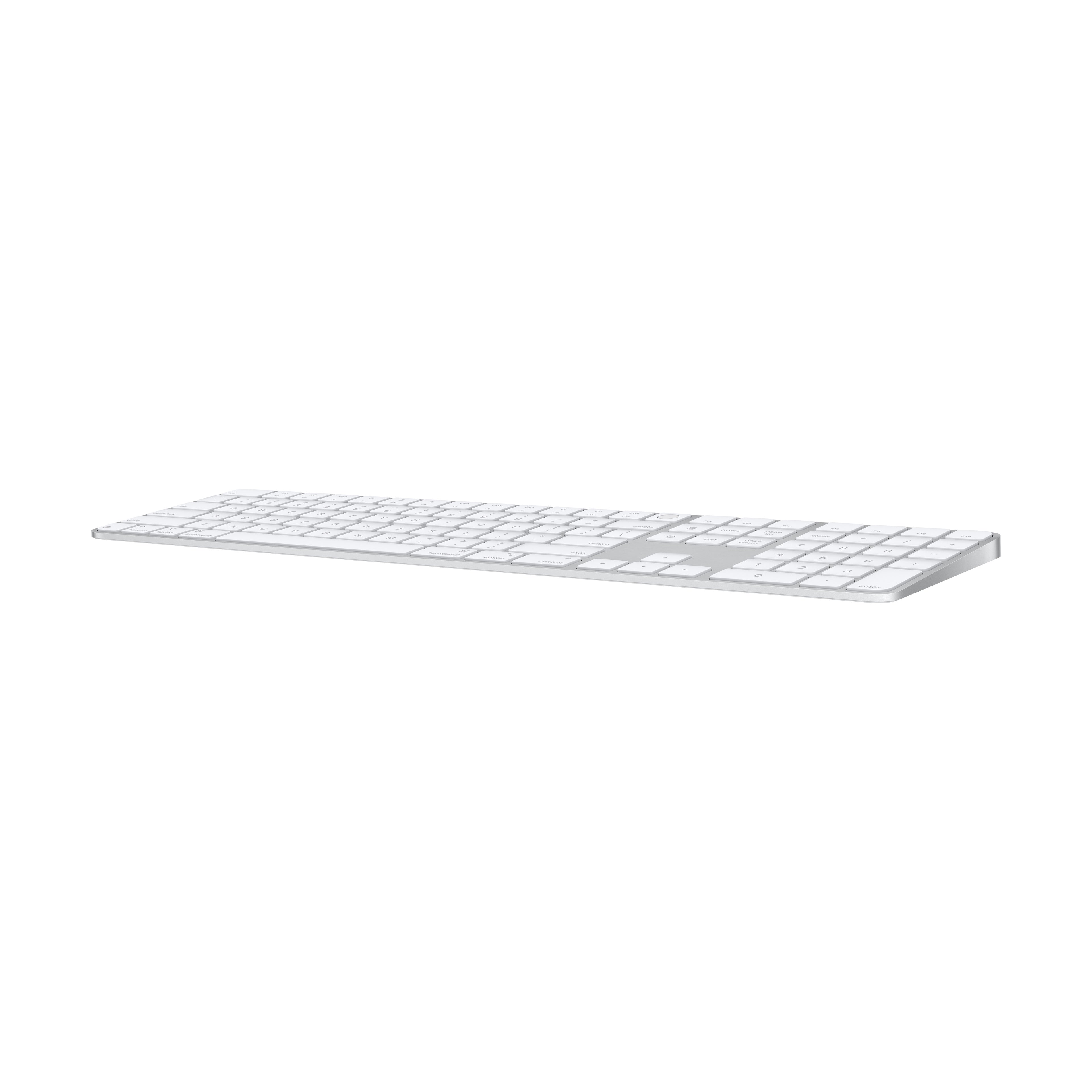Magic Keyboard with Touch ID & Numeric Keypad Silicon (White)