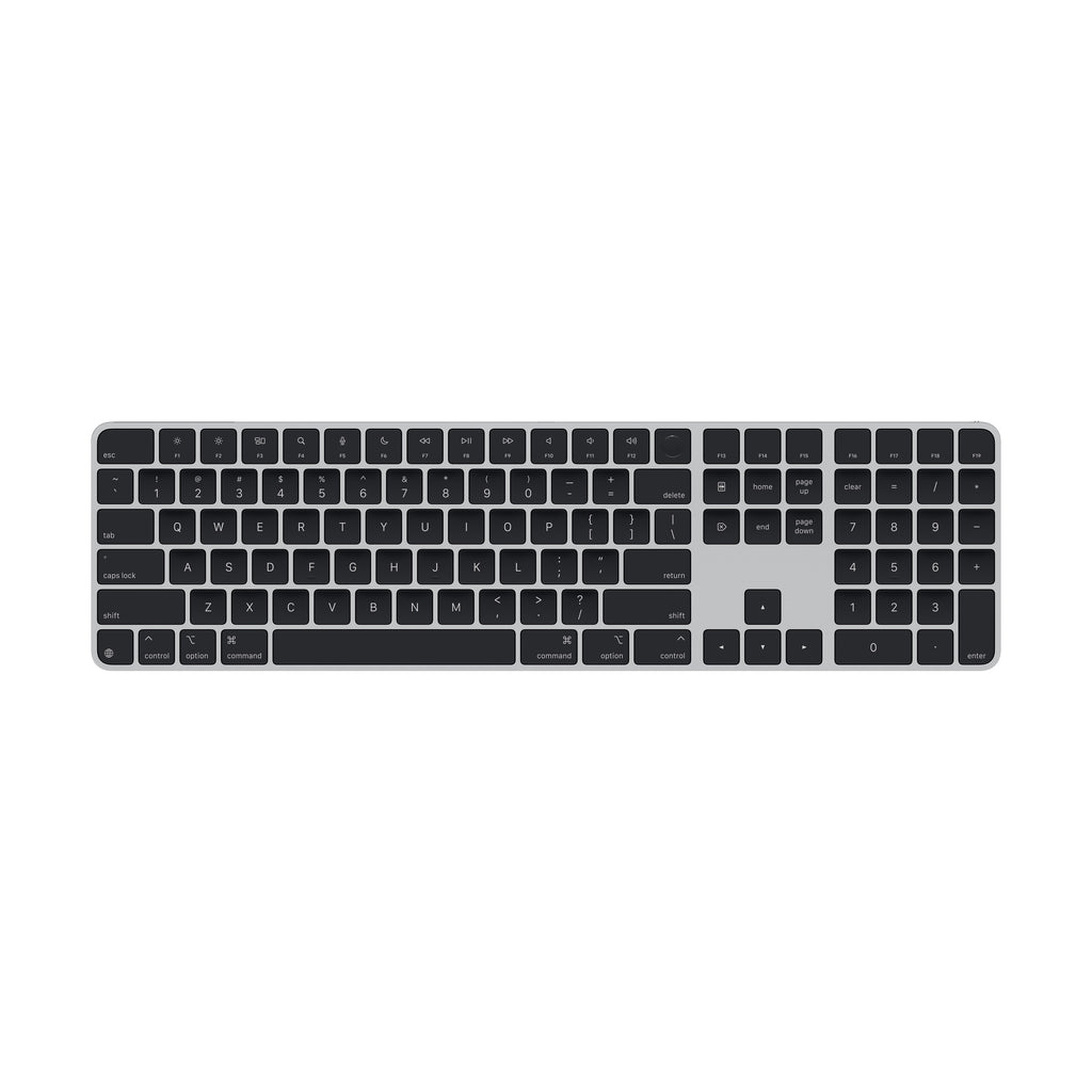 Magic Keyboard with Touch ID & Numeric Keypad Silicon (Black)