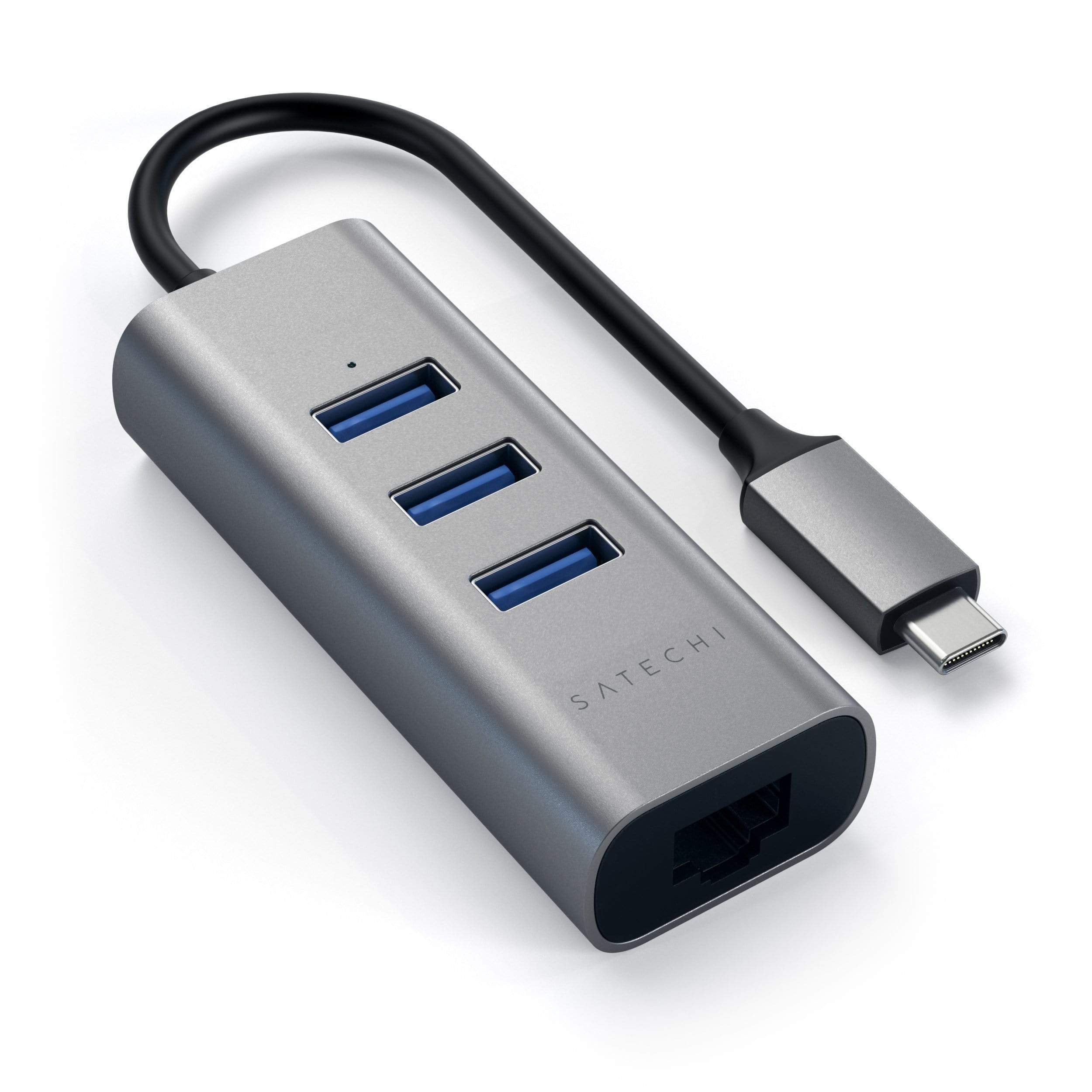 Satechi Type-C 2-in-1 USB Hub with Ethernet