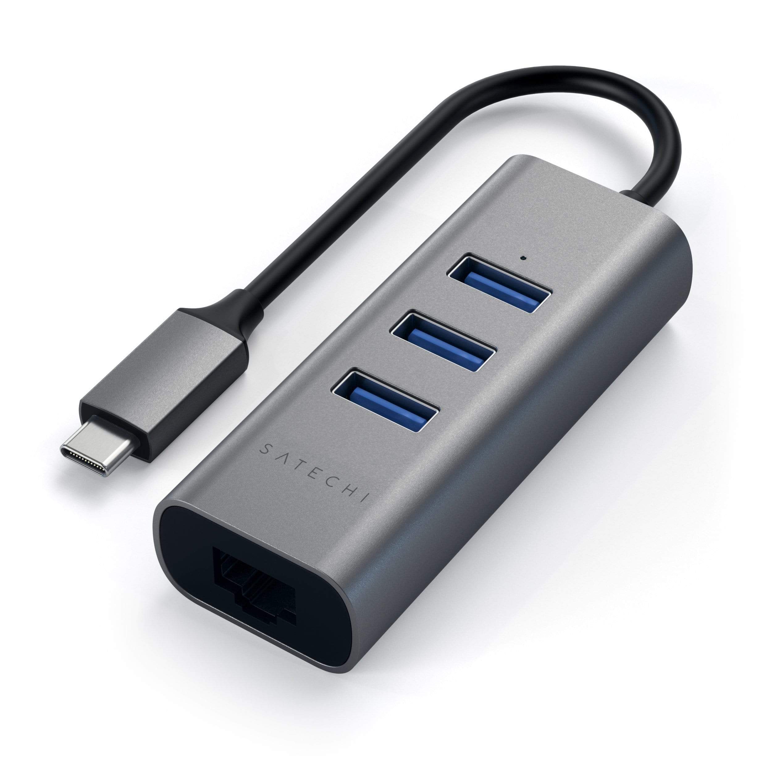 Satechi Type-C 2-in-1 USB Hub with Ethernet