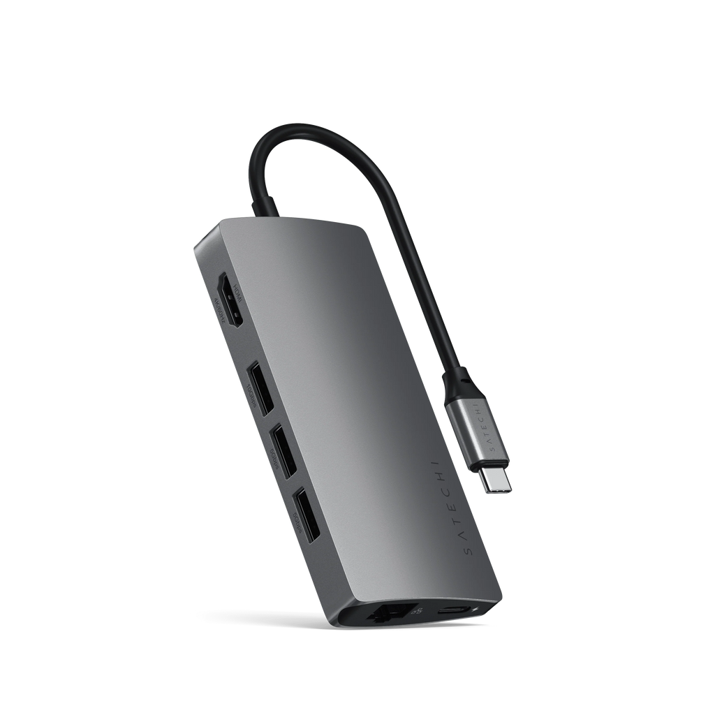 Satechi Type-C Multi-Port Adapter 4K with Ethernet - Space Gray