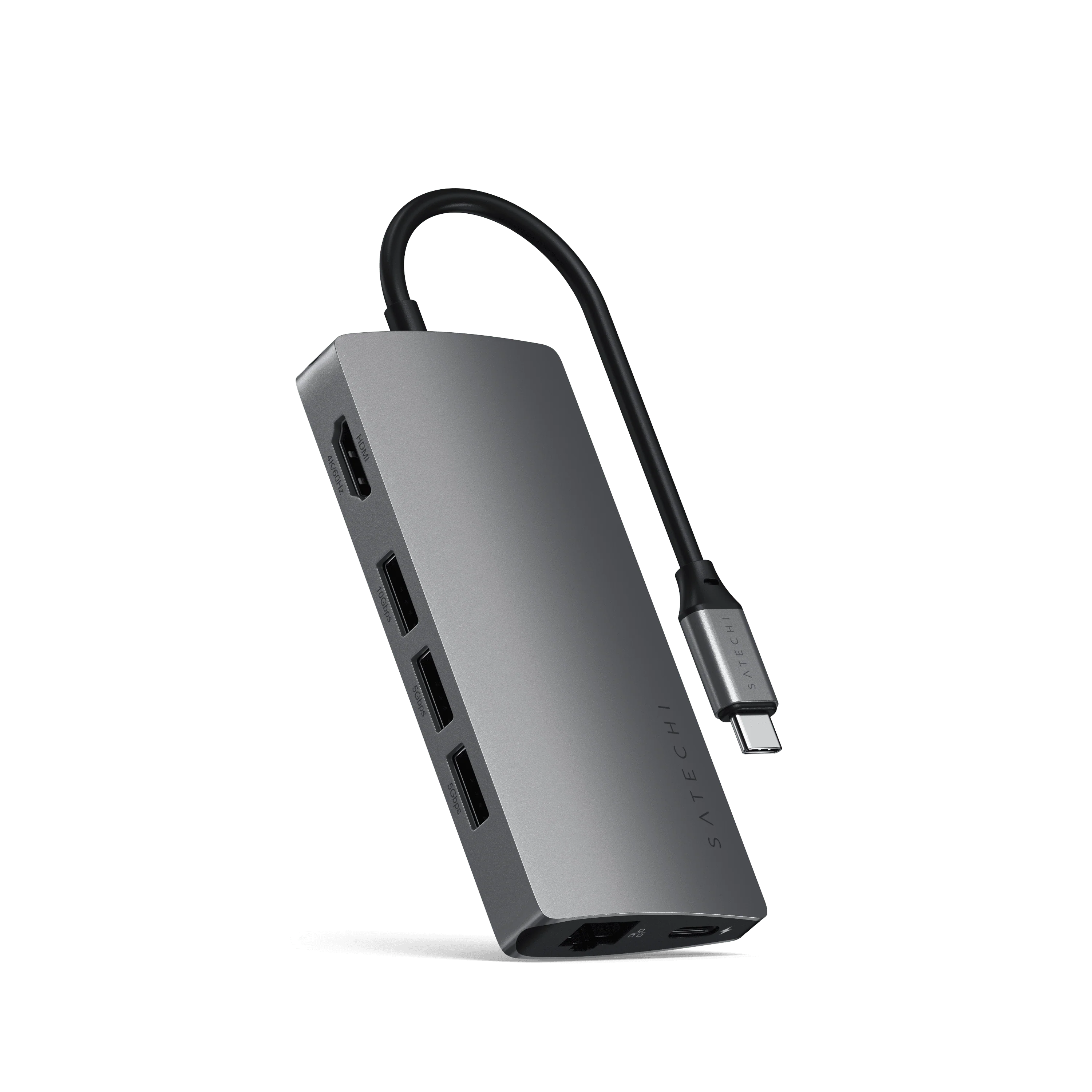 Satechi Type-C Multi-Port Adapter 4K with Ethernet - Space Gray