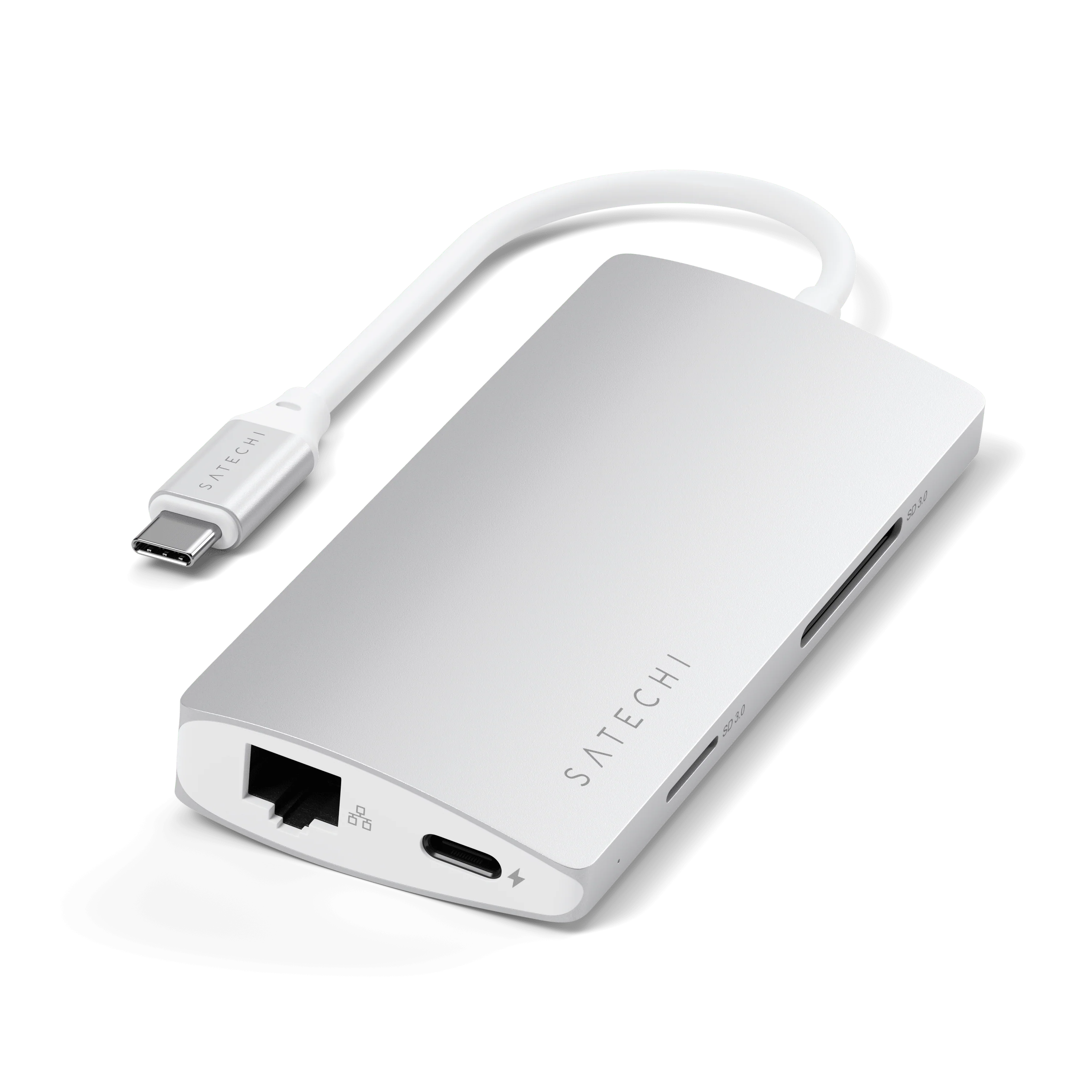 Satechi Type-C Multi-Port Adapter 4K with Ethernet - Silver