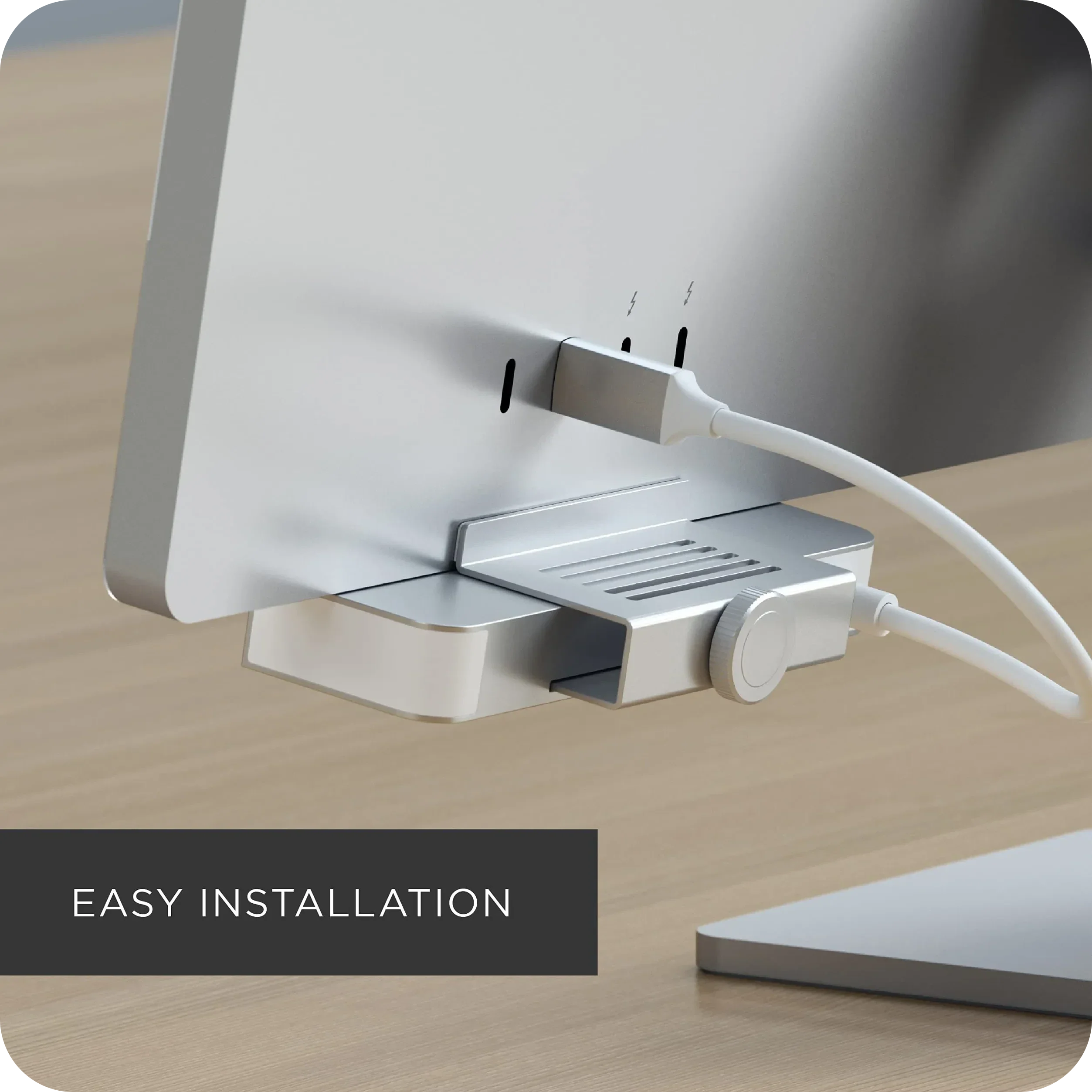 Satechi USB-C Clamp Hub for 24-inch iMac